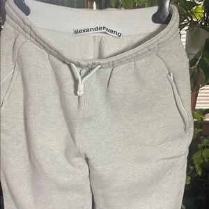 Alexander Wang Light Gray Sweatpants